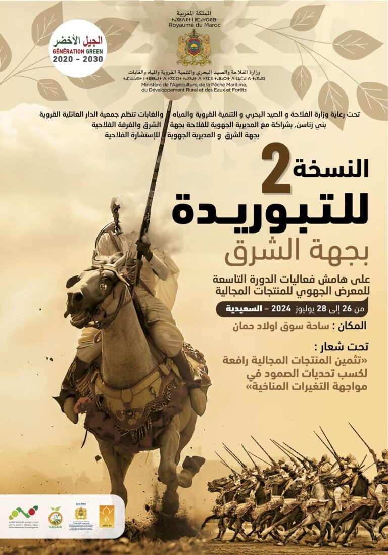 النسخة التاسعة من المعرض الجهوي للمنتجات المجالية بجهة الشرق في السعيدية 3 IMG 20240711 WA0099