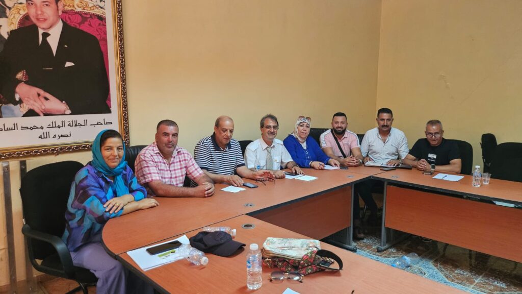 بالصور... انتخاب عائشة بوغزال رئيسة للجمعية الوطنية للثرات والتقافة والفن و الرياضة بني درار 3 IMG 20240731 WA0057