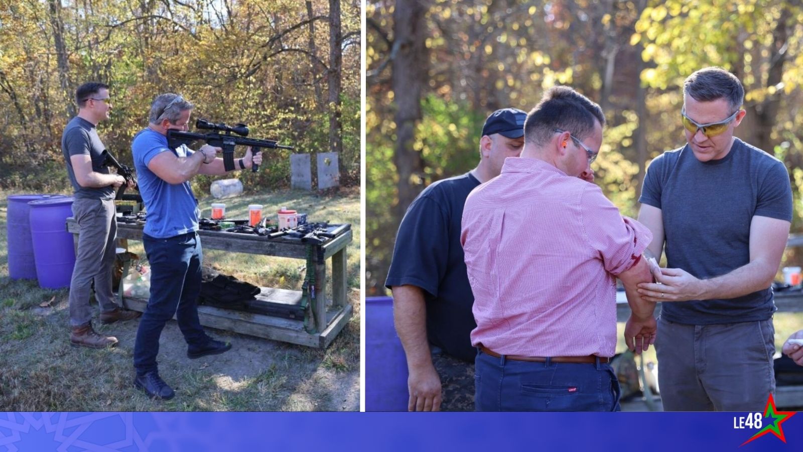 Anti Gun Political Candidate Injures Reporter During Shooting Practice
