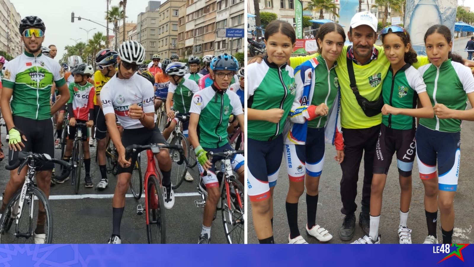 Hasnia Guercif continues to shine in cycling and achieves national and regional titles
