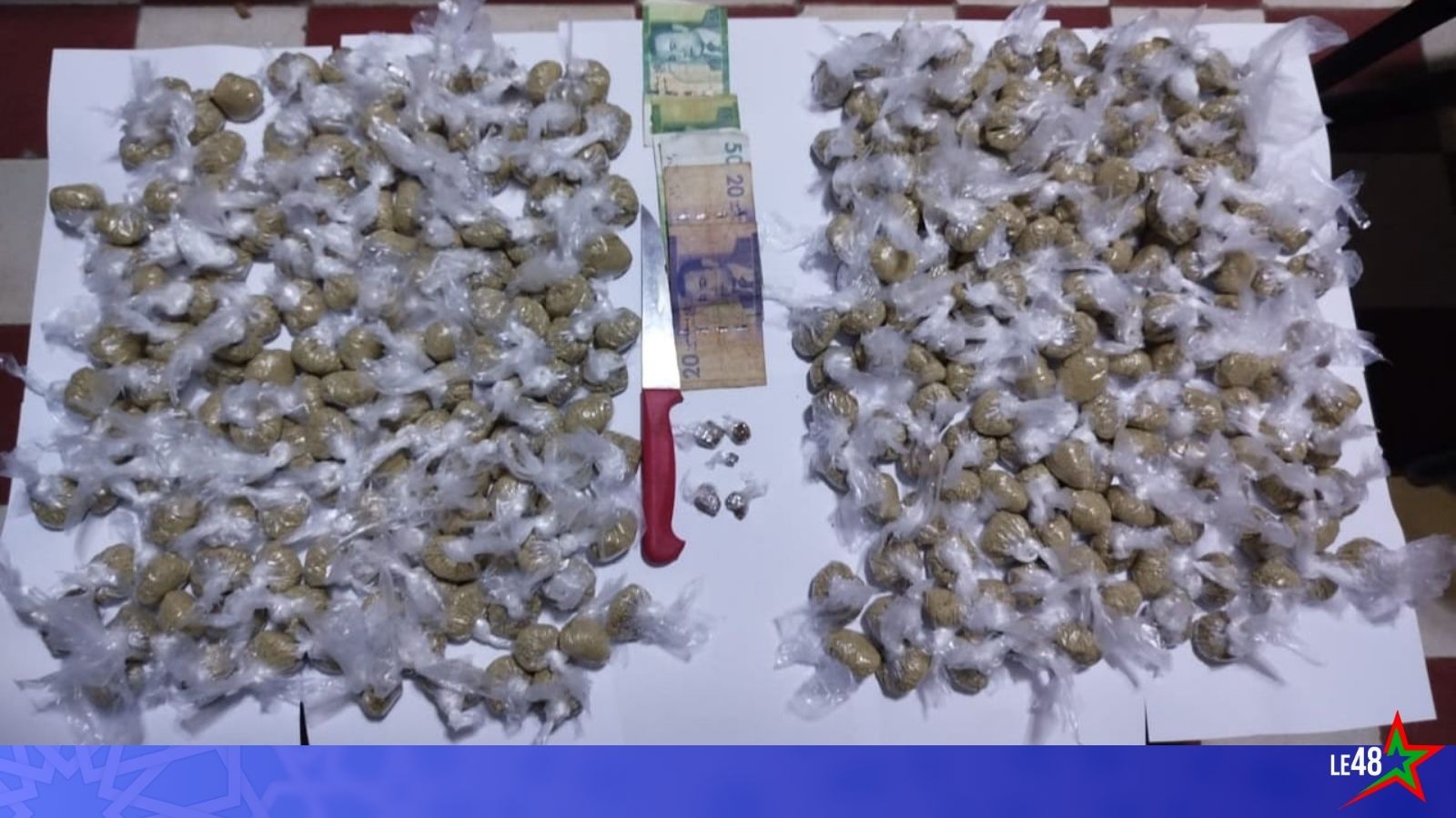 Jerada. Arrest of a drug dealer with a criminal record in the Harcha Aras neighborhood