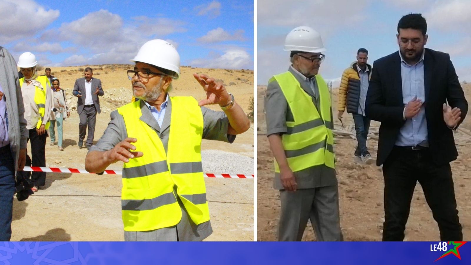 Mr. Lakhdar Haddouch supervises the preparation of a reserve for stray dogs to protect the residents of Oujda
