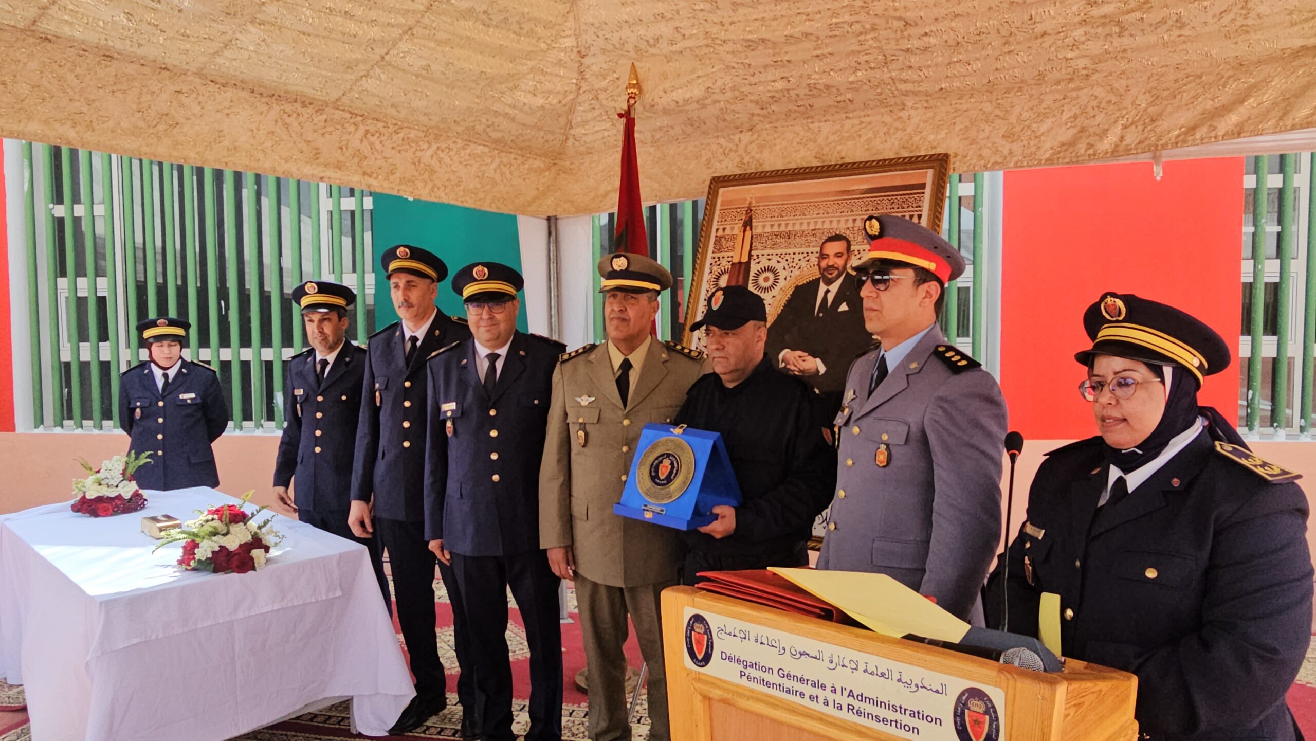 السجن المحلي بوجدة يحتفي بمرور 17 سنة على تأسيس المندوبية العامة لإدارة السجون 8 1000106249 scaled