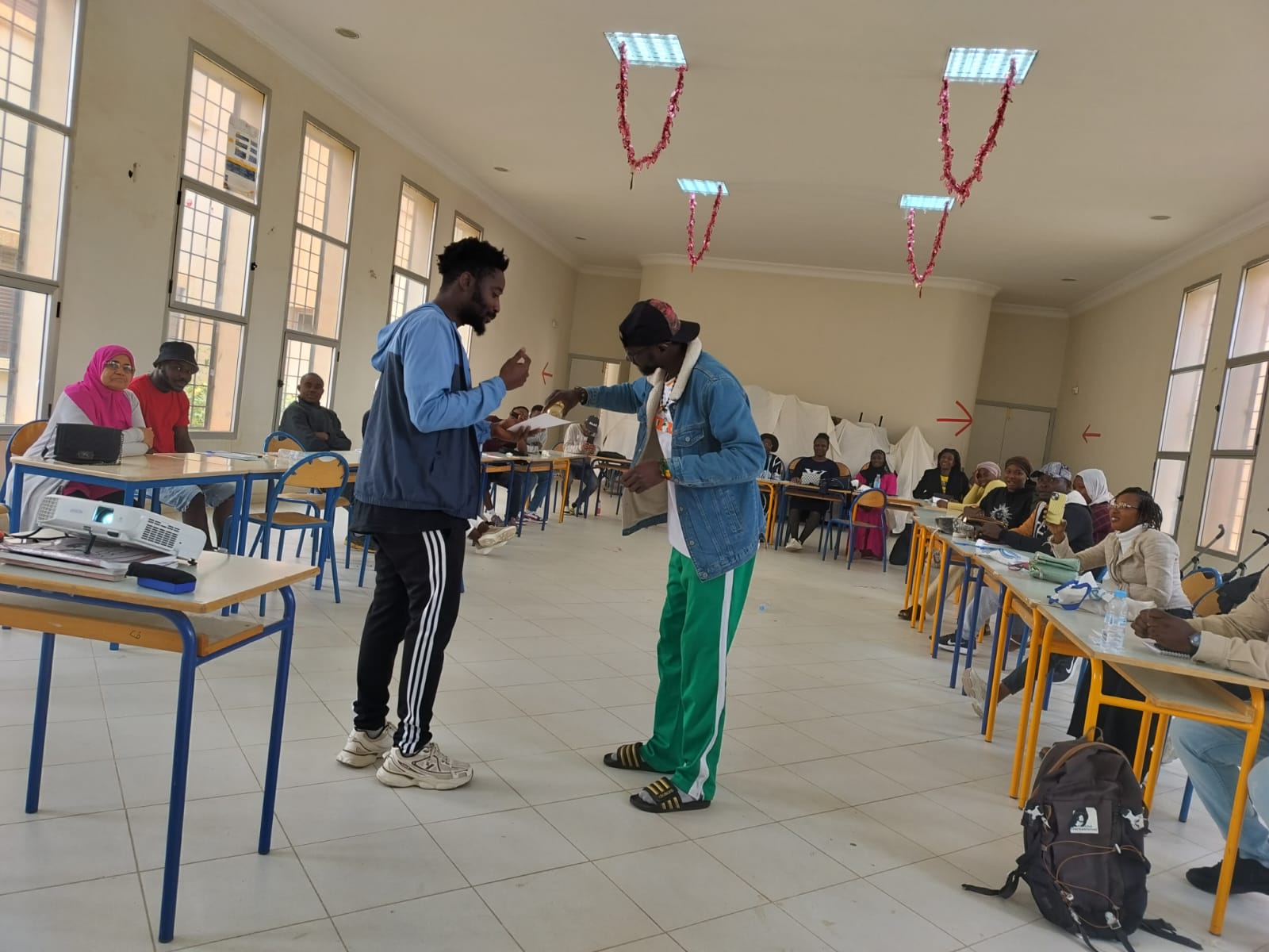 L’ACODEC soutient l’entrepreneuriat des jeunes dans le cadre du projet "Moussaada wa Idmaj El Mouhajir-A2" 2 1000098978 1