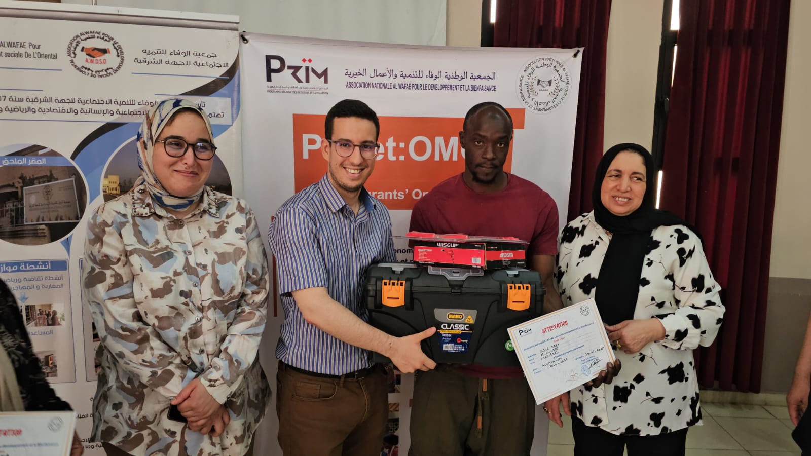 وجدة تحتضن حفل اختتام مشروع "فرص الهجرة" لتعزيز اندماج المهاجرين واللاجئين 19 IMG 20250610 WA0012