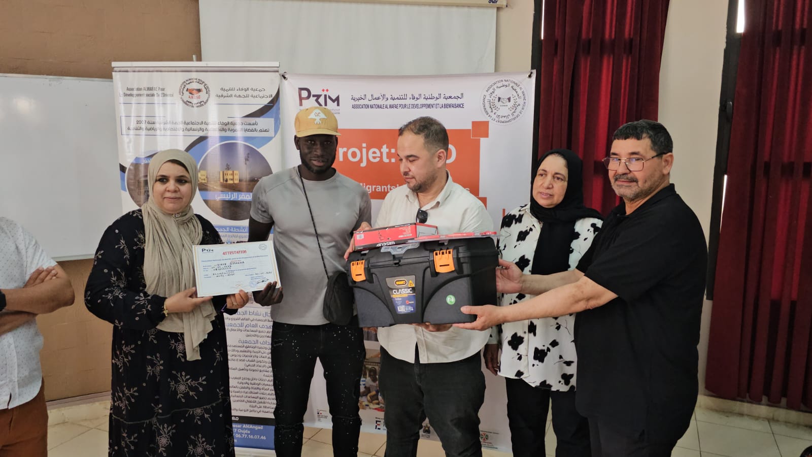 وجدة تحتضن حفل اختتام مشروع "فرص الهجرة" لتعزيز اندماج المهاجرين واللاجئين 18 IMG 20250610 WA0016 1