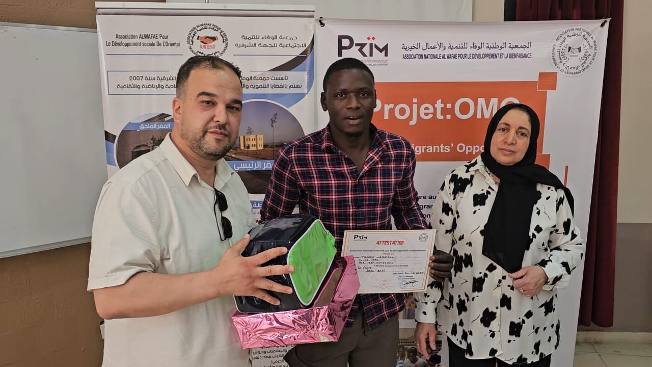 وجدة تحتضن حفل اختتام مشروع "فرص الهجرة" لتعزيز اندماج المهاجرين واللاجئين 12 IMG 20250610 WA0033