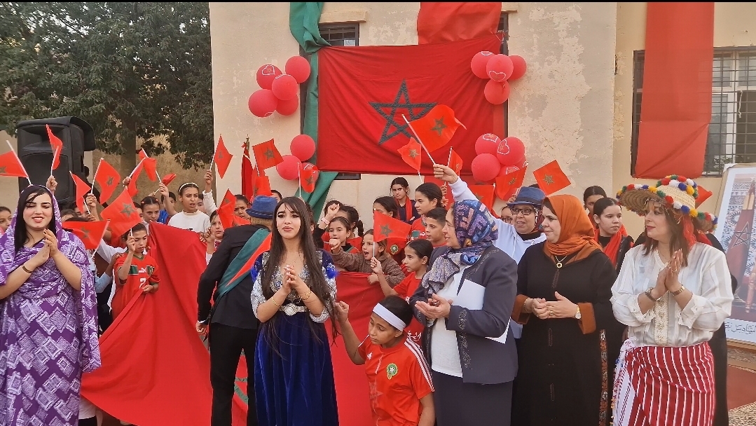 جمعية الوفاء للتنمية الاجتماعية تحتفل بالذكرى الخمسين للمسيرة الخضراء المظفرة بالنقطة الحدودية لجماعة أهل أنكاد 6 1000023643