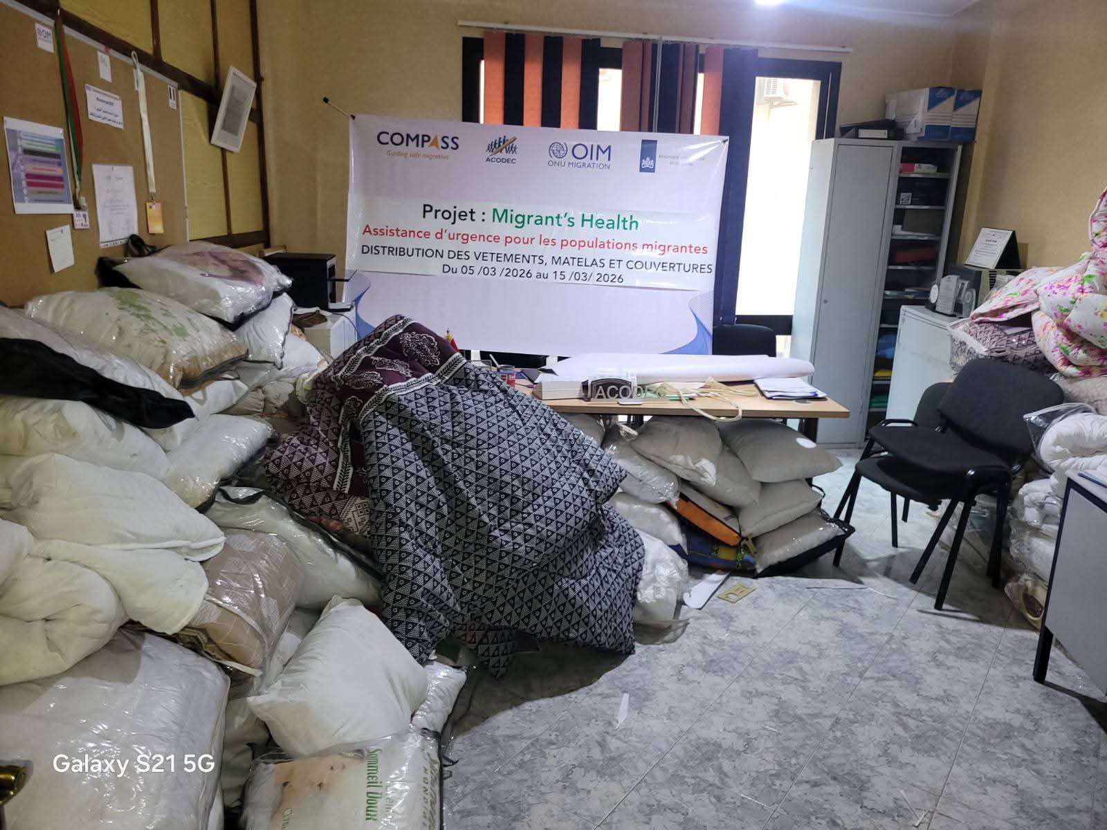 Oujda : l’association ACODEC mène une action humanitaire au profit des migrants dans le cadre du projet “Migrants Health” 7 1000248617