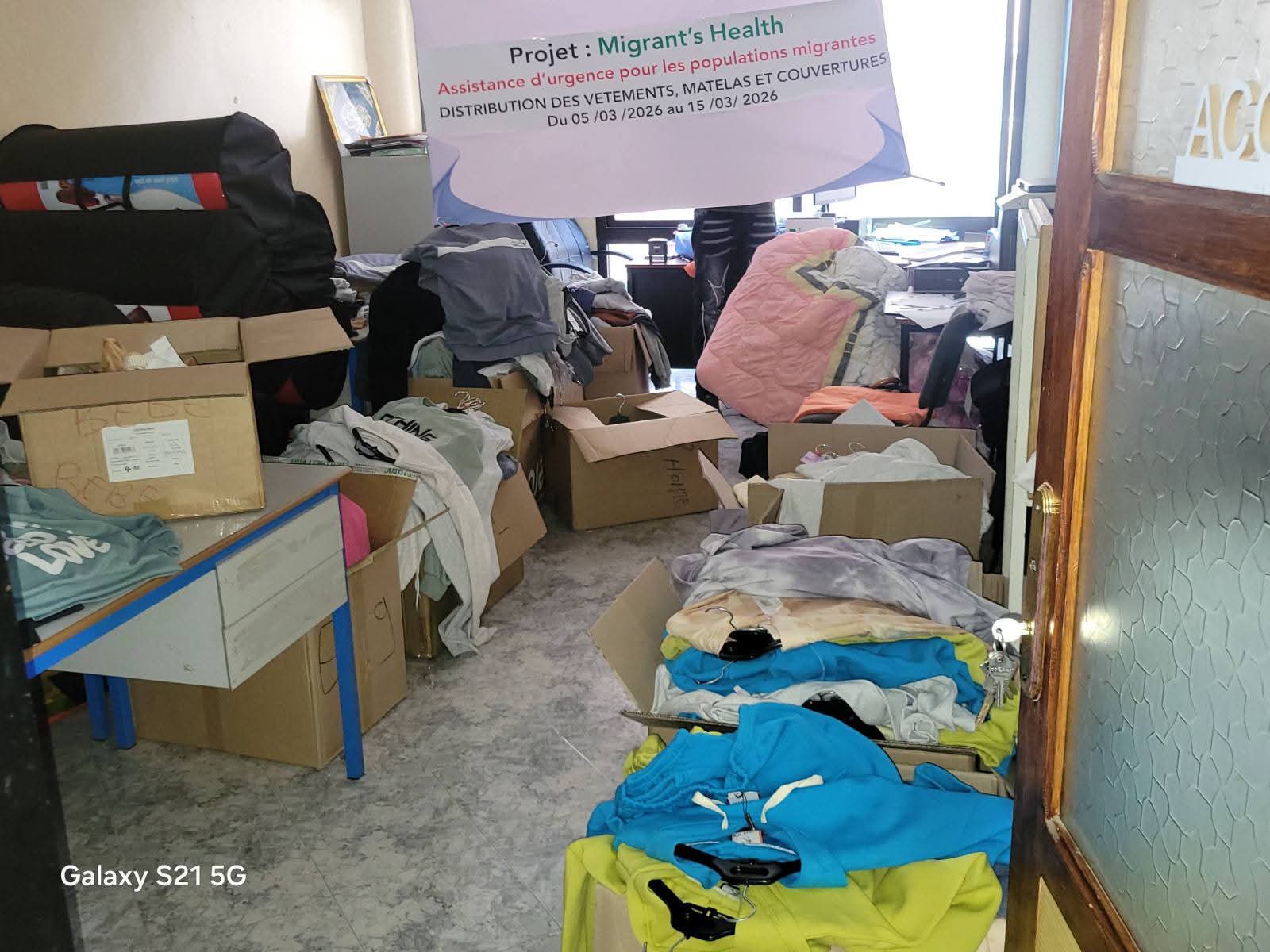 Oujda : l’association ACODEC mène une action humanitaire au profit des migrants dans le cadre du projet “Migrants Health” 2 1000248625