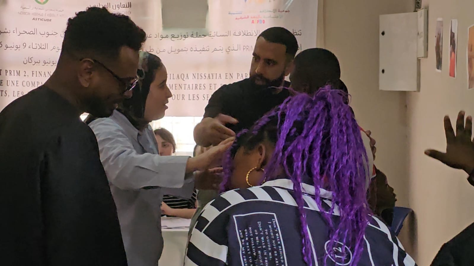 جمعية الانطلاقة النسائية توزع مساعدات غذائية وصحية على أزيد من 365 مهاجراً بوجدة 13 1000309519