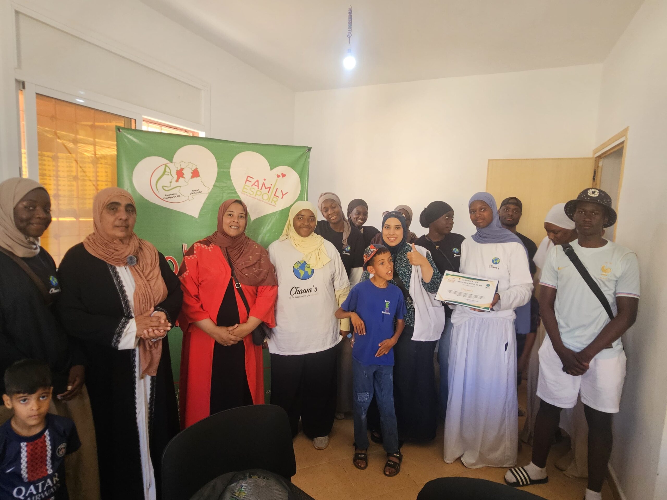 Oujda : L’Association Family Espoir accueille une délégation de l’Association française Chams et inaugure la Coopérative Al Karama du lait et ses dérivés 20 1000761527 scaled