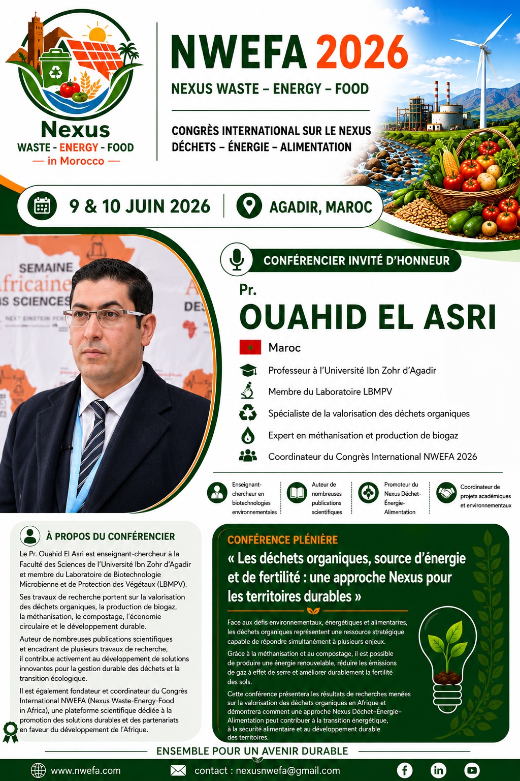 أكادير على موعد مع مؤتمر دولي رائد حول النفايات والطاقة والغذاء “NWEFA 2026” 2 1000767680