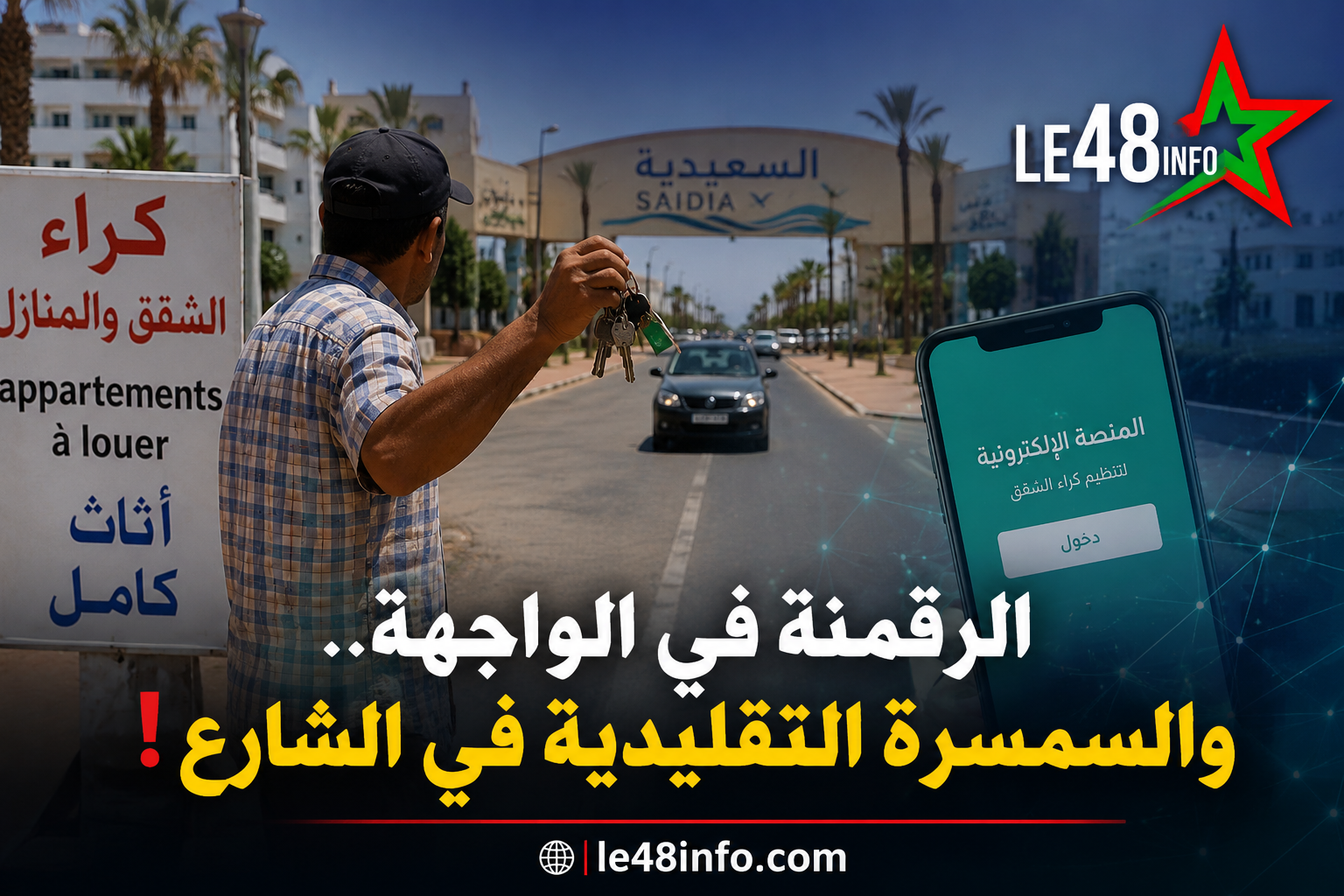 بين الرقمنة والبهرجة الإعلامية.. سماسرة الكراء بالسعيدية ما زالوا يفرضون واقعهم والمنصة الإلكترونية لم تُغيّر المشهد 1 file 00000000097471f4820c524744b5cbea