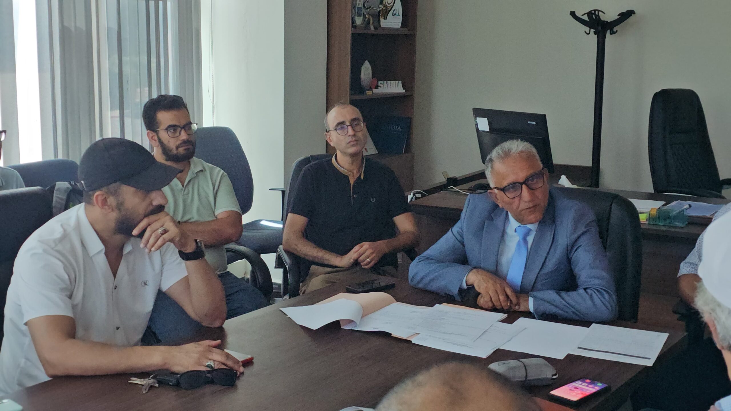 اجتماع تنسيقي بالسعيدية لتأمين وتنظيم الدوري الدولي لأبناء وبنات مغاربة العالم وأصدقاء المغرب 13 1000340067 scaled
